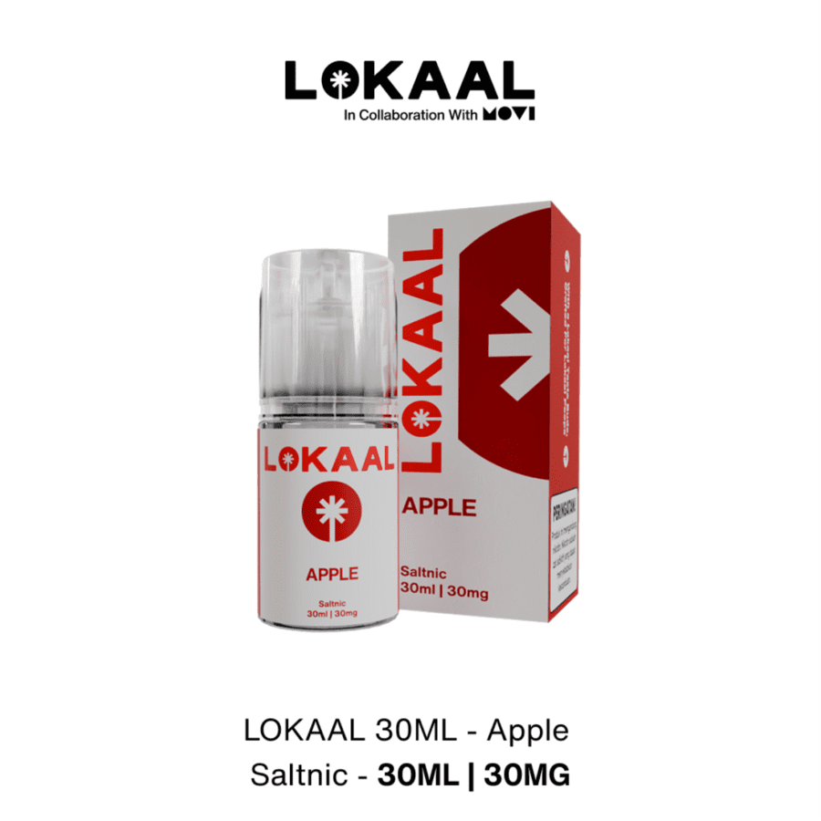 Lokaal Apple Saltnic E-Liquid Rokok Elektrik 30mg