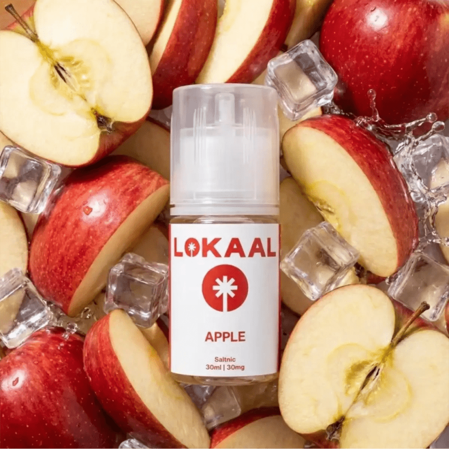 Lokaal Apple Saltnic E-Liquid Rokok Elektrik 30mg