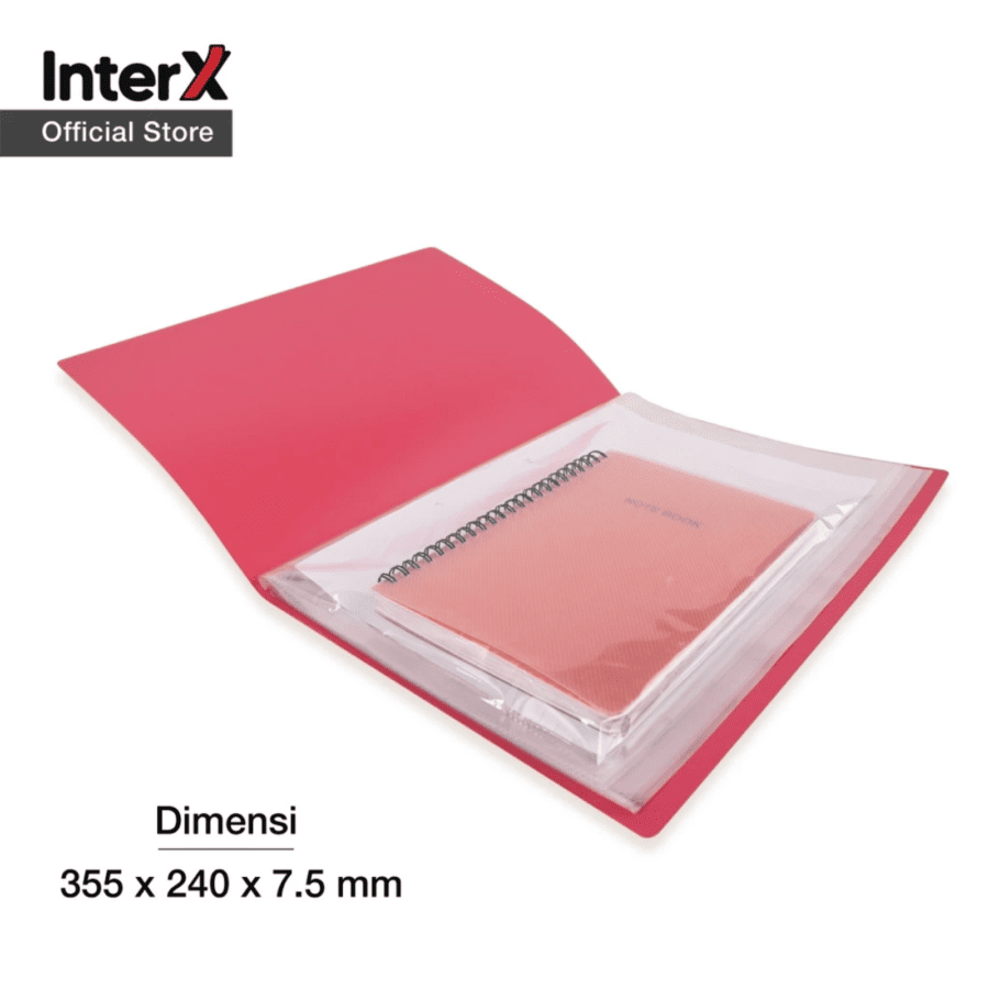 InterX Folder Clear Holder Black FC 40 (Display Album)
