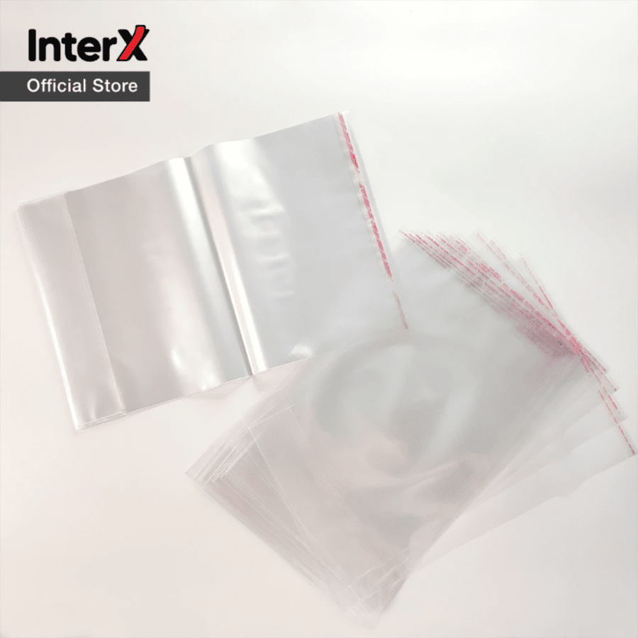 InterX Folder Sampul Buku Plastik Perekat Bening Boxy
