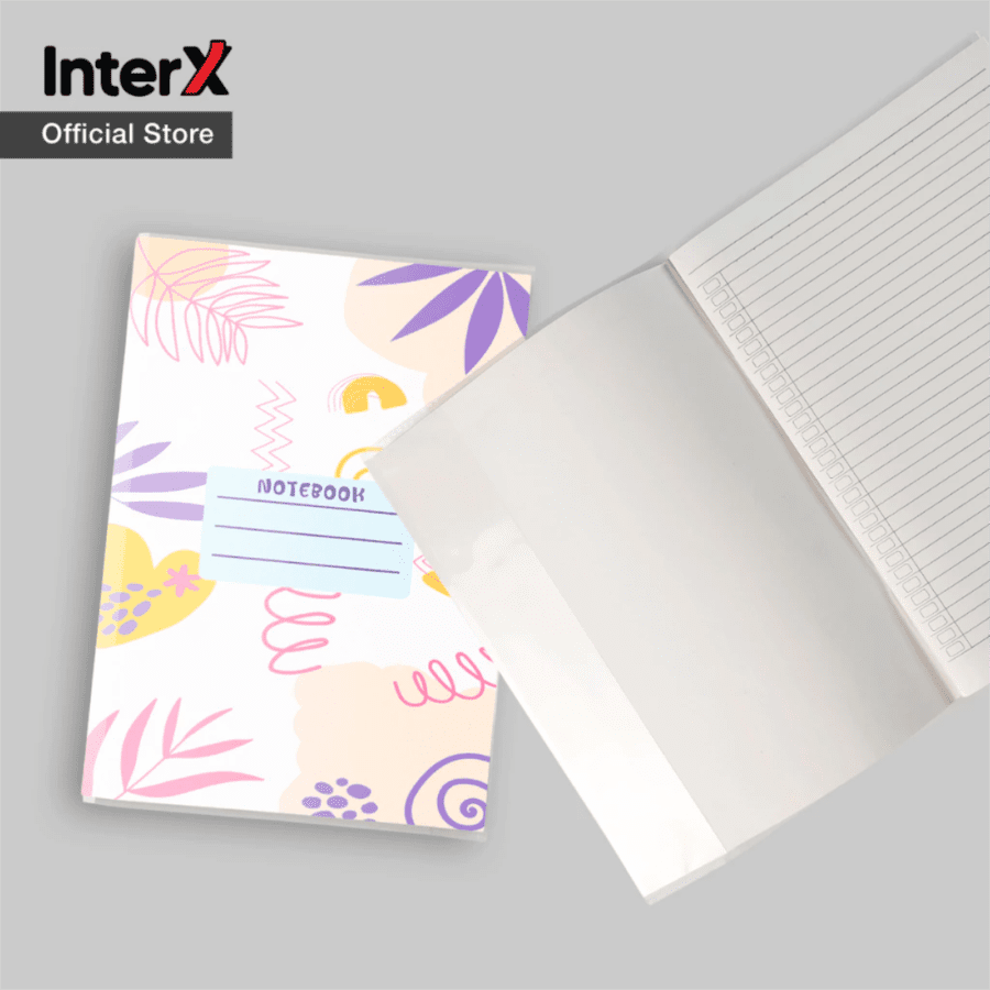 InterX Folder Sampul Buku Plastik Perekat Bening Boxy