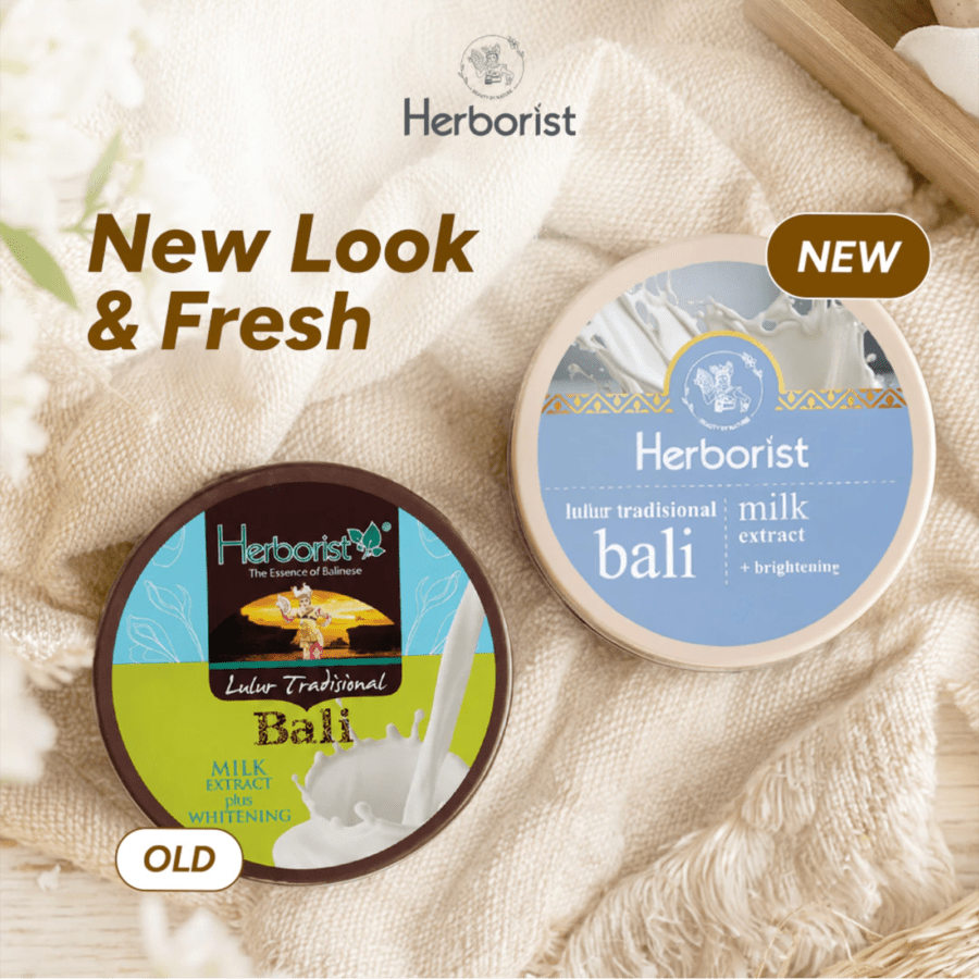 Herborist Milk Extract + Brightening Lulur Tradisional Bali