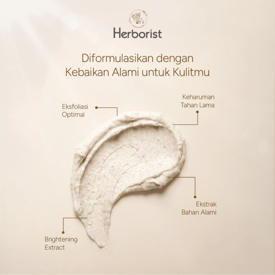 Herborist Milk Extract + Brightening Lulur Tradisional Bali