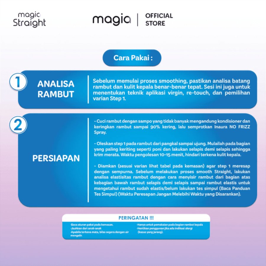 Magia Straight Sooth Smoothing Keratin System Pouch