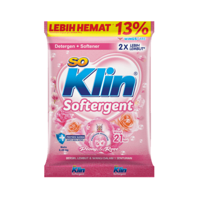 SoKlin Softergent Peony & Rose Deterjen Bubuk