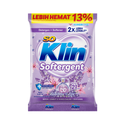 SoKlin Softergent Lavender & Lily Deterjen Bubuk
