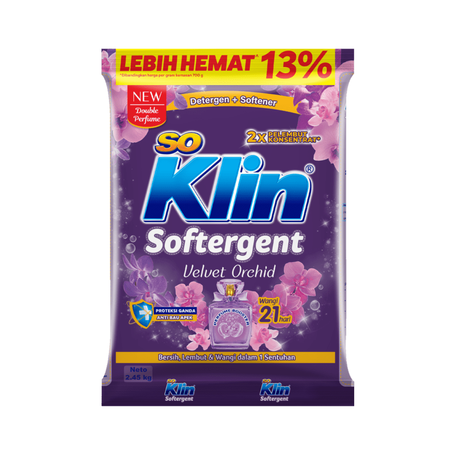 SoKlin Softergent Velvet Orchid Deterjen Bubuk