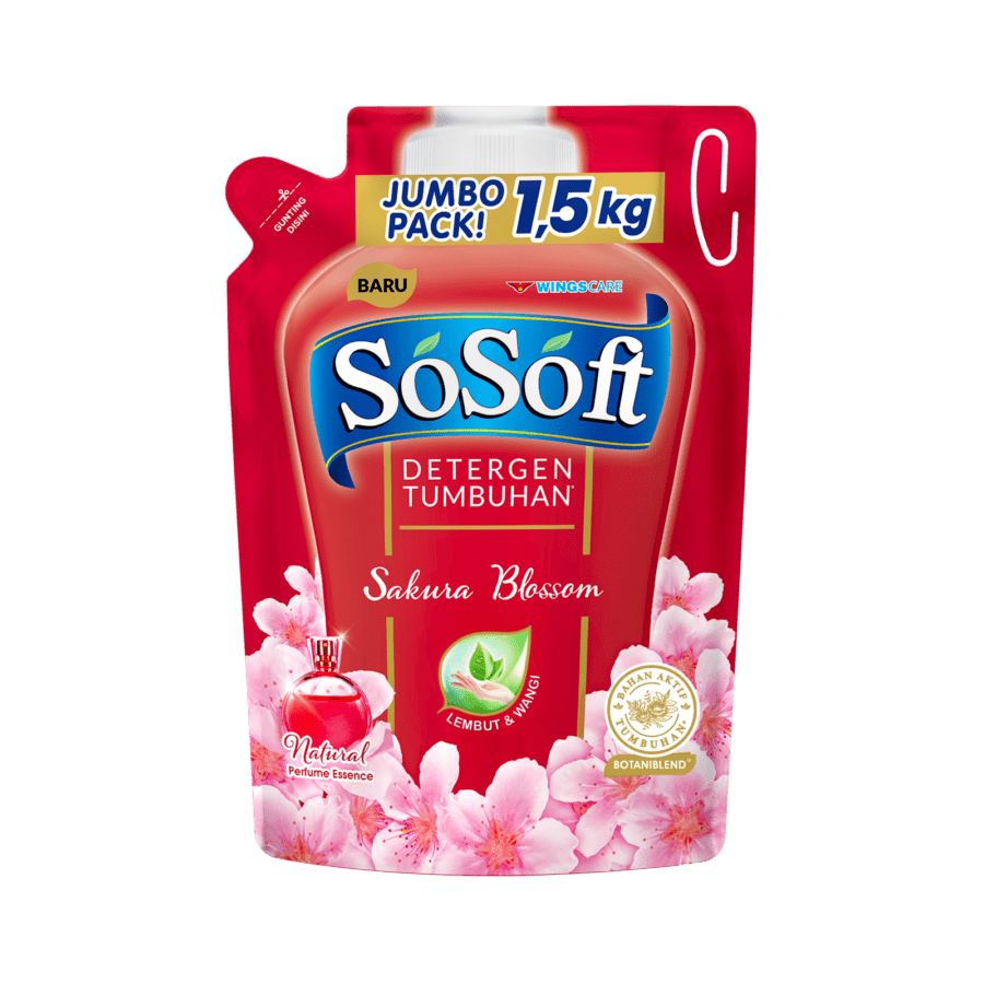 So Soft Sakura Blossom Deterjen Cair Pouch
