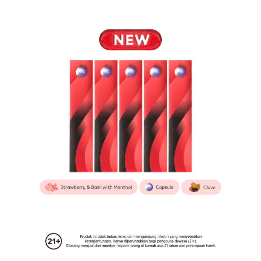 Iqos Iluma Terea Strawberry Pearl Rokok Elektrik