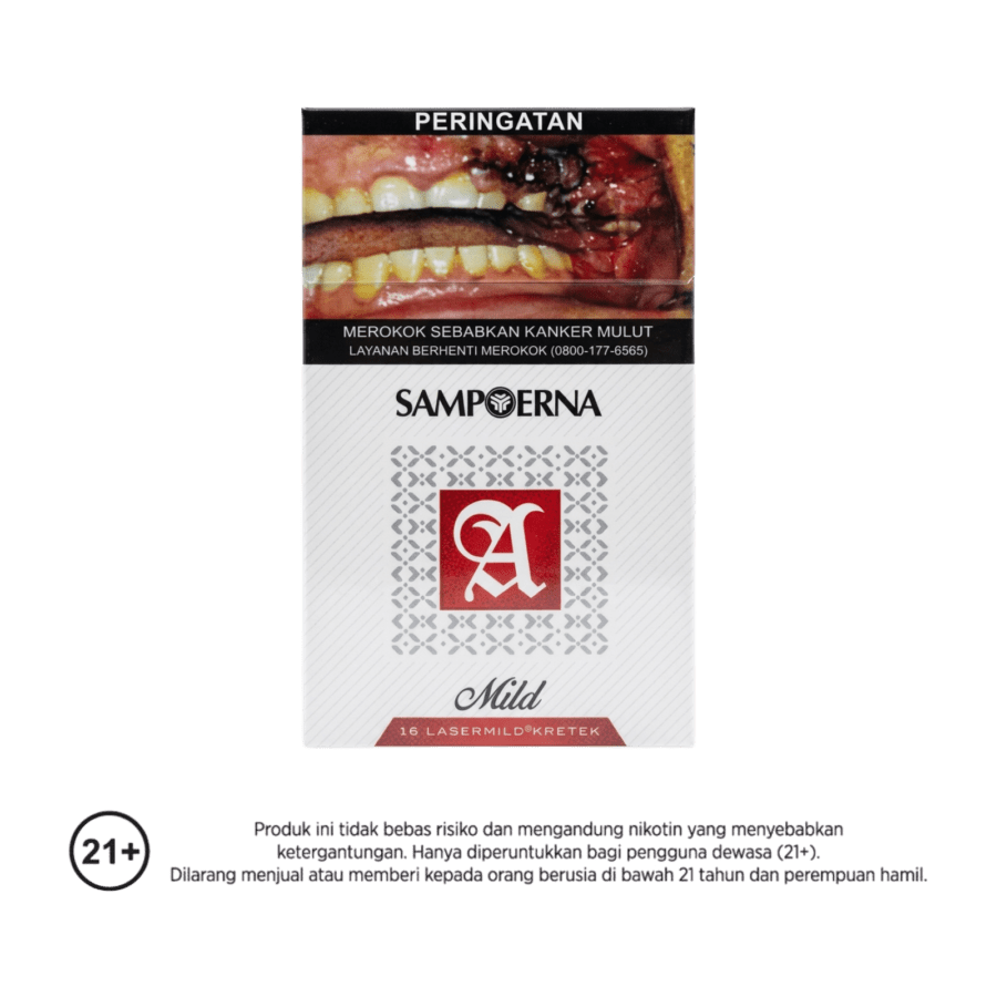 Sampoerna A Mild Red Box Filter Rokok Batang