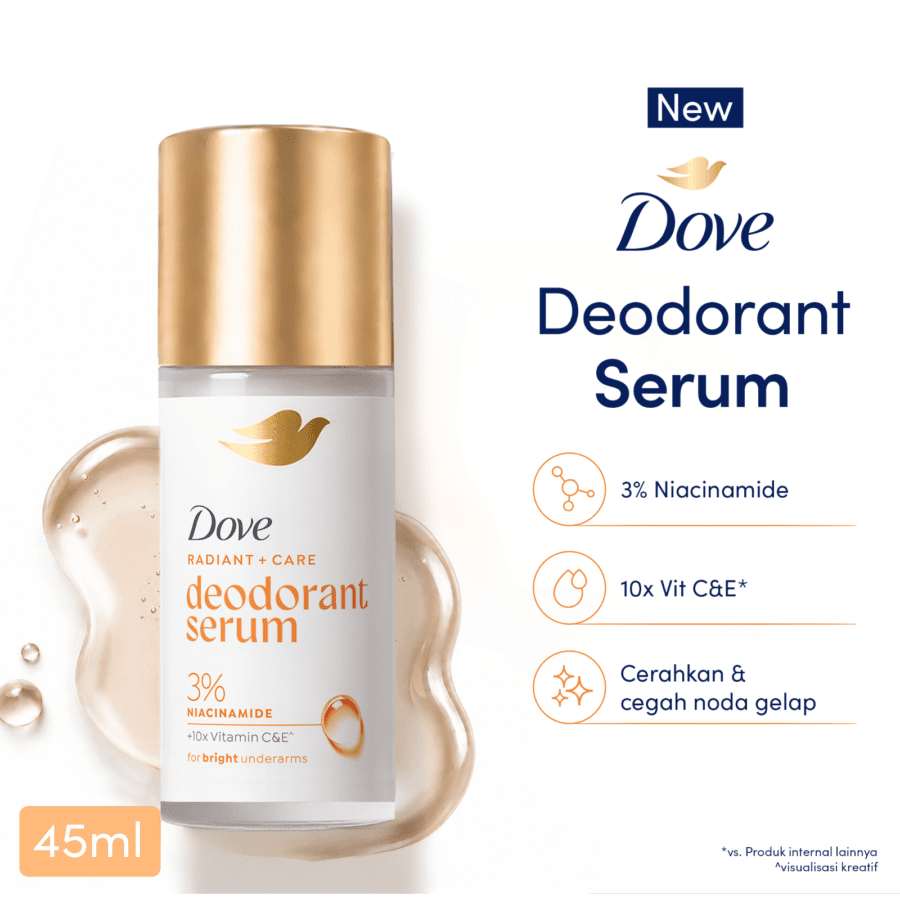Dove Orange Radiant + Care +10x Vitamin C & E Deodorant Serum Roll On
