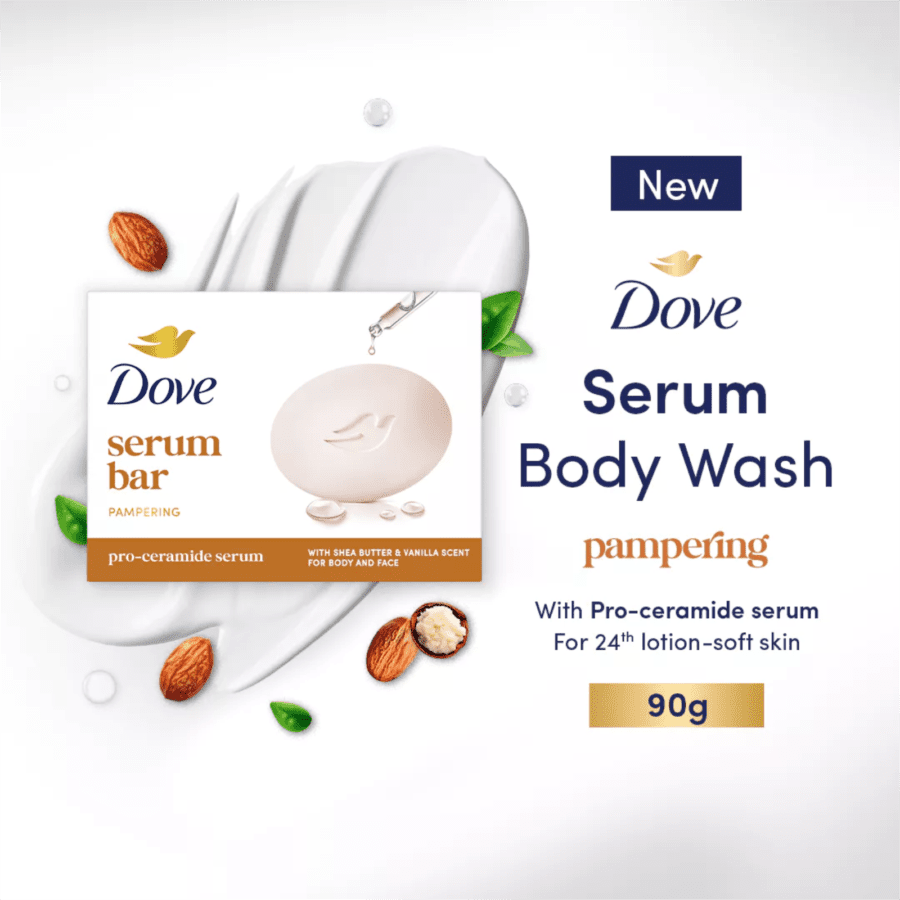 Dove Pro-Ceramide Serum Bar Pampering Barsoap
