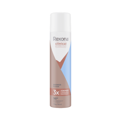 Rexona Women Shower Clean Clinicals Antiperspirant Deodorant Spray