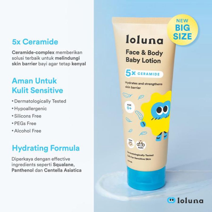 Loluna Face & Body Baby Lotion