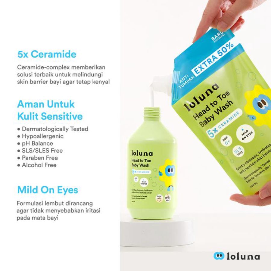 Loluna Head to Toe Baby Wash