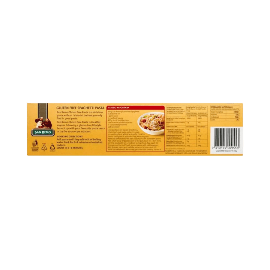 San Remo Pasta Gluten Free Spaghetti