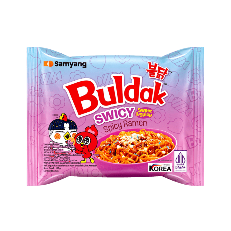 Samyang Hot Chicken Ramen Buldak Swicy Mie Instan Multipack 5 pcs x 130gr