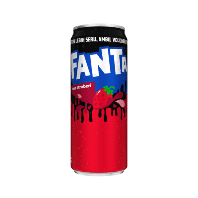 Fanta Strawberry Minuman Soda Can