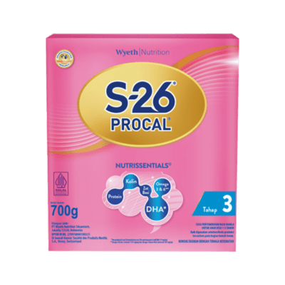 S-26 Procal Tahap 3 Vanilla 1-3 Tahun Susu Formula