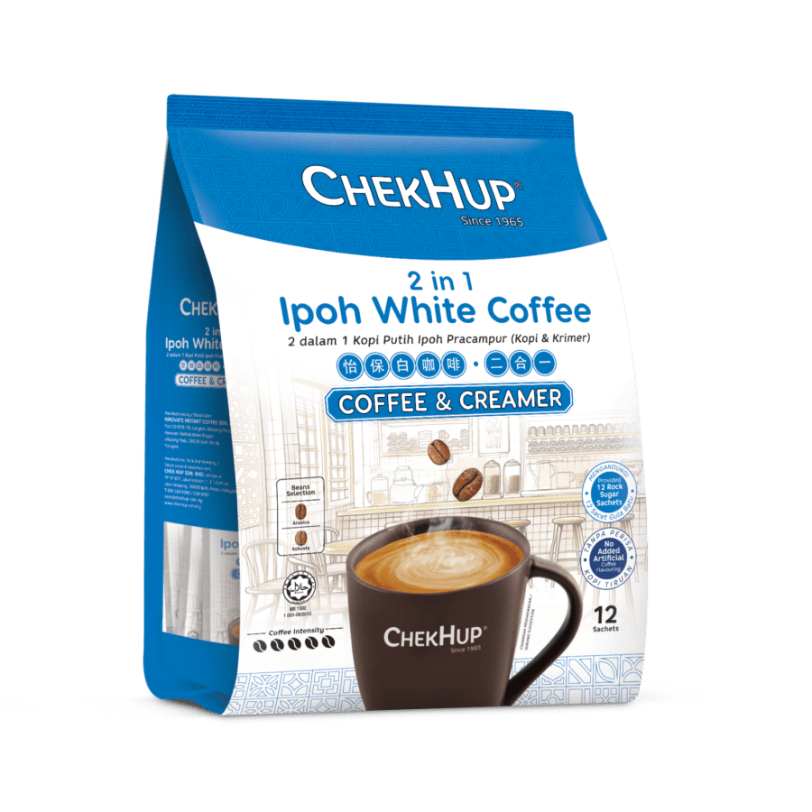 Chek Hup White Coffee Ipoh Coffee & Creamer 12 sachets X 30gr