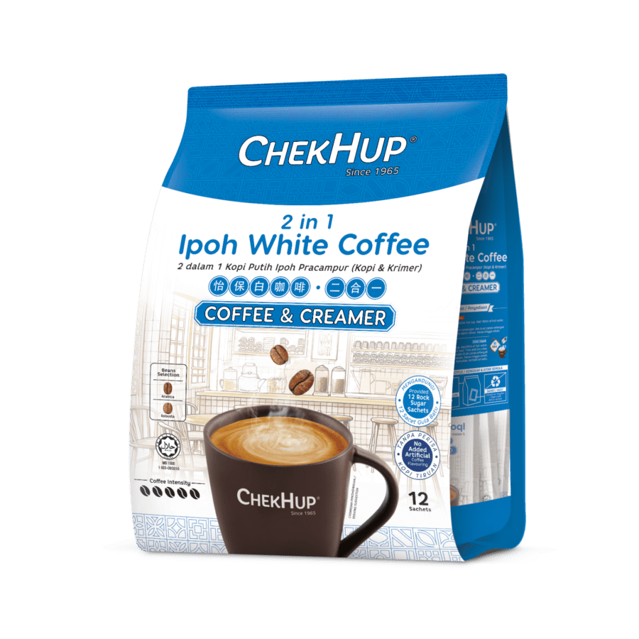 Chek Hup White Coffee Ipoh Coffee & Creamer 12 sachets X 30gr