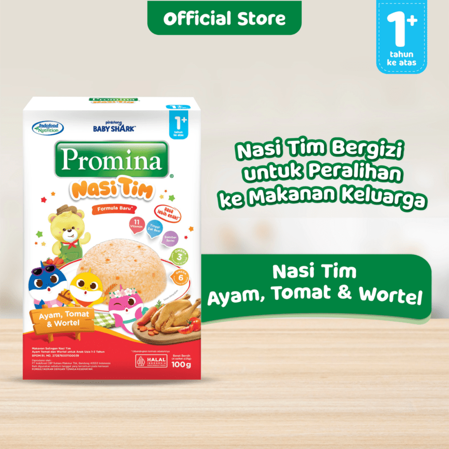 Promina Nasi Tim Ayam Tomat Wortel  1+ Tahun