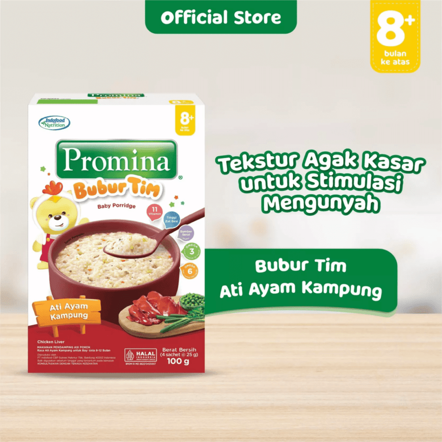 Promina Bubur Tim Ati Ayam Kampung MPASI 8+