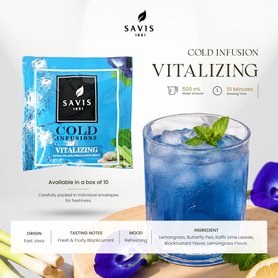 Savis Tea Cold Infusion Vitalizing Tea Bag