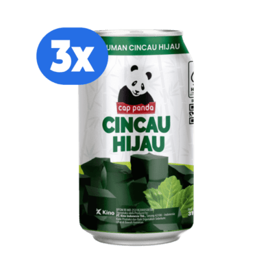 [Bundle 3] Cap Panda Cincau Hijau Kaleng 310 ml
