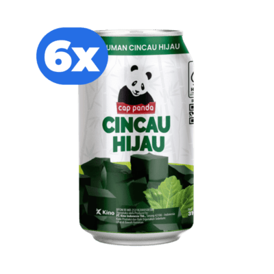 [Bundle 6] Cap Panda Cincau Hijau Kaleng 310 ml