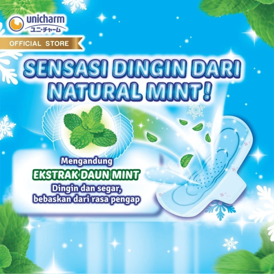 Charm Cooling Fresh Wing 23cm Pembalut Kewanitaan