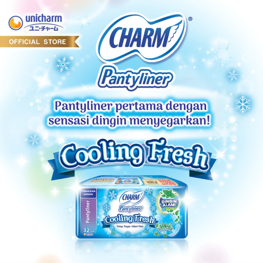 Charm Cooling Fresh Pantyliners Pembalut Kewanitaan