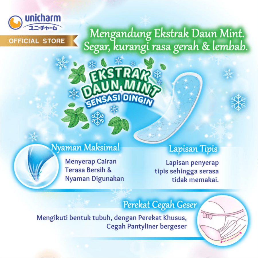 Charm Cooling Fresh Pantyliners Pembalut Kewanitaan
