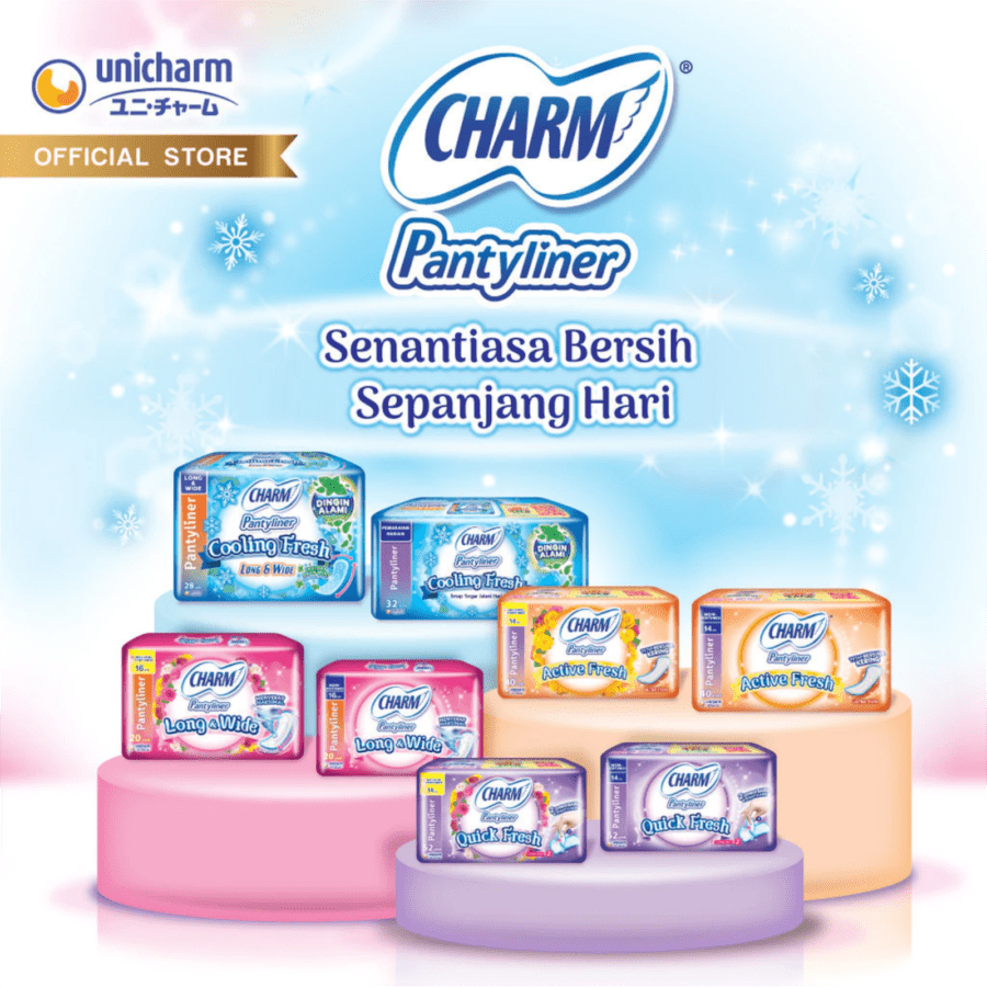 Charm Cooling Fresh Pantyliners Pembalut Kewanitaan