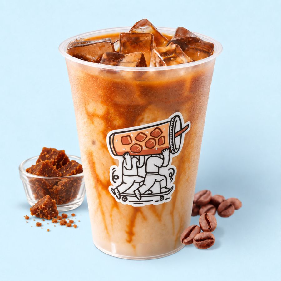 Iced Kopi Susu Gula Aren (Espresso Base) - Regular