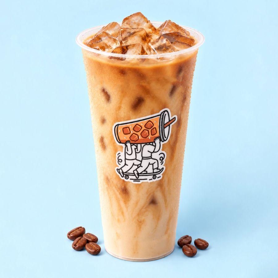 Iced Plain Latte (Espresso Base) - Large