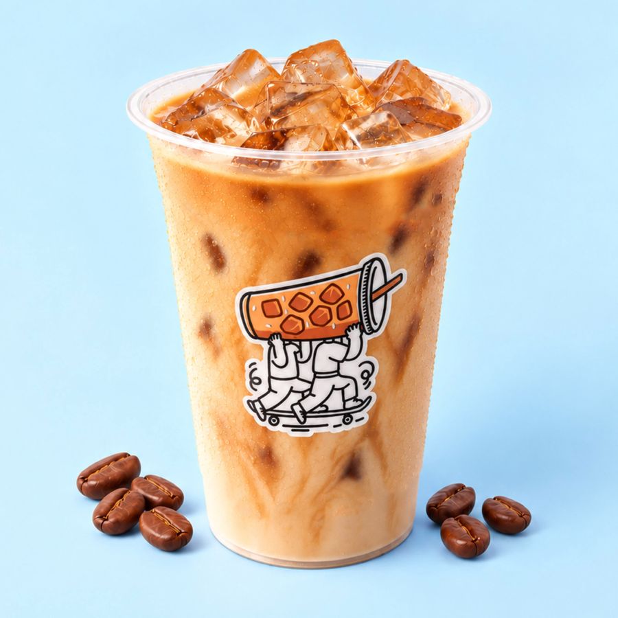 Iced Plain Latte (Espresso Base) - Regular