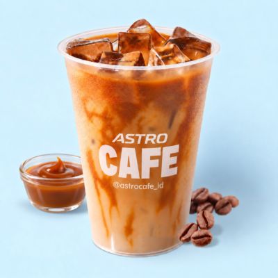 Iced Salted Caramel Latte (Espresso Base) - Regular
