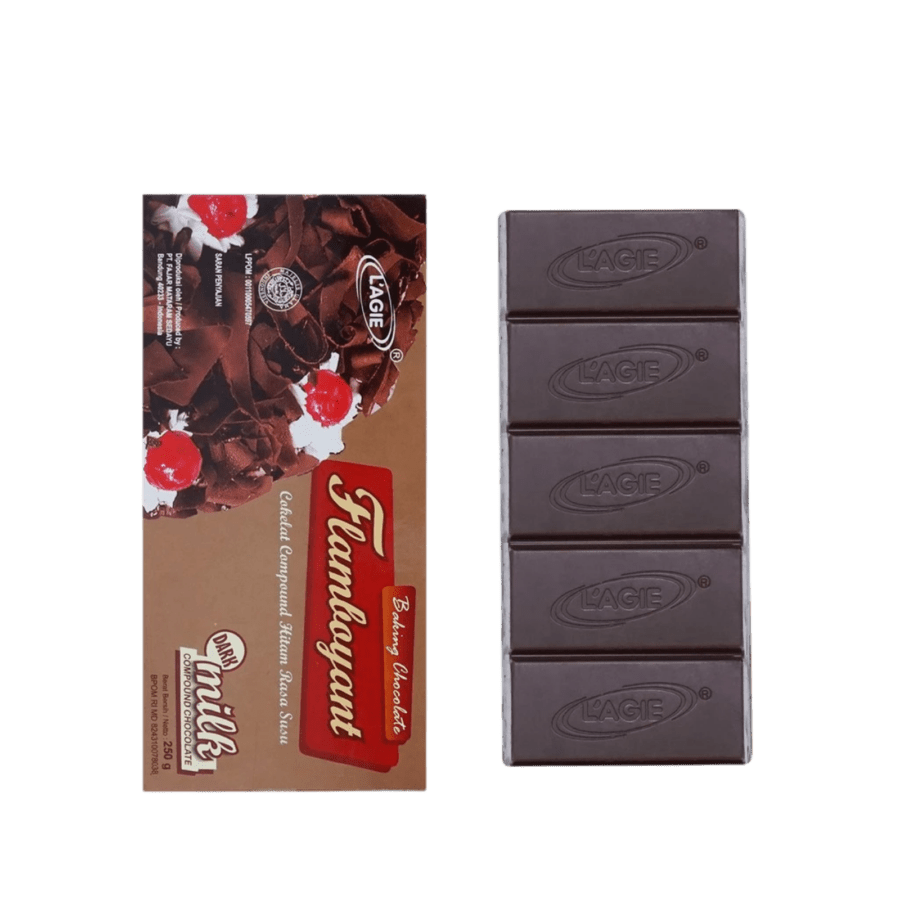 Lagie Flamboyant Dark Milk Chocolate Compound 250gr