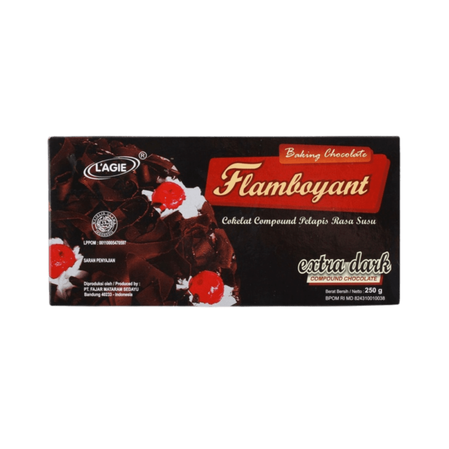 Lagie Flamboyant Extra Dark Chocolate Compound 250gr
