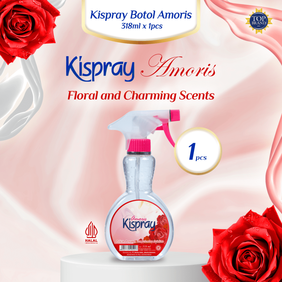 Kispray Amoris Pelicin Pakaian Botol