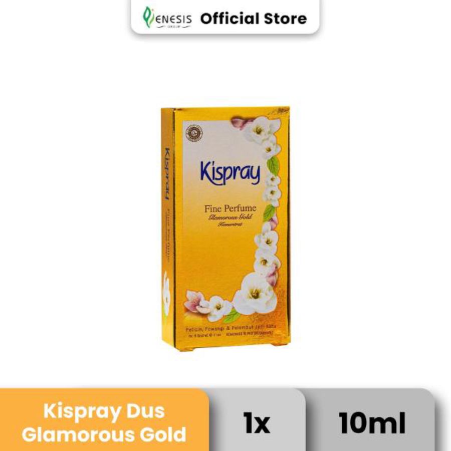 Kispray Glamorous Gold Pelicin Pakaian