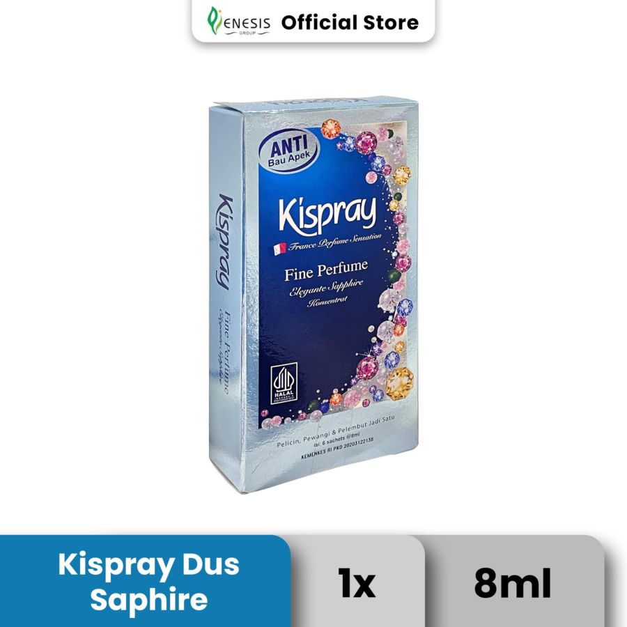 Kispray Elegante Sapphire Pelicin Pakaian