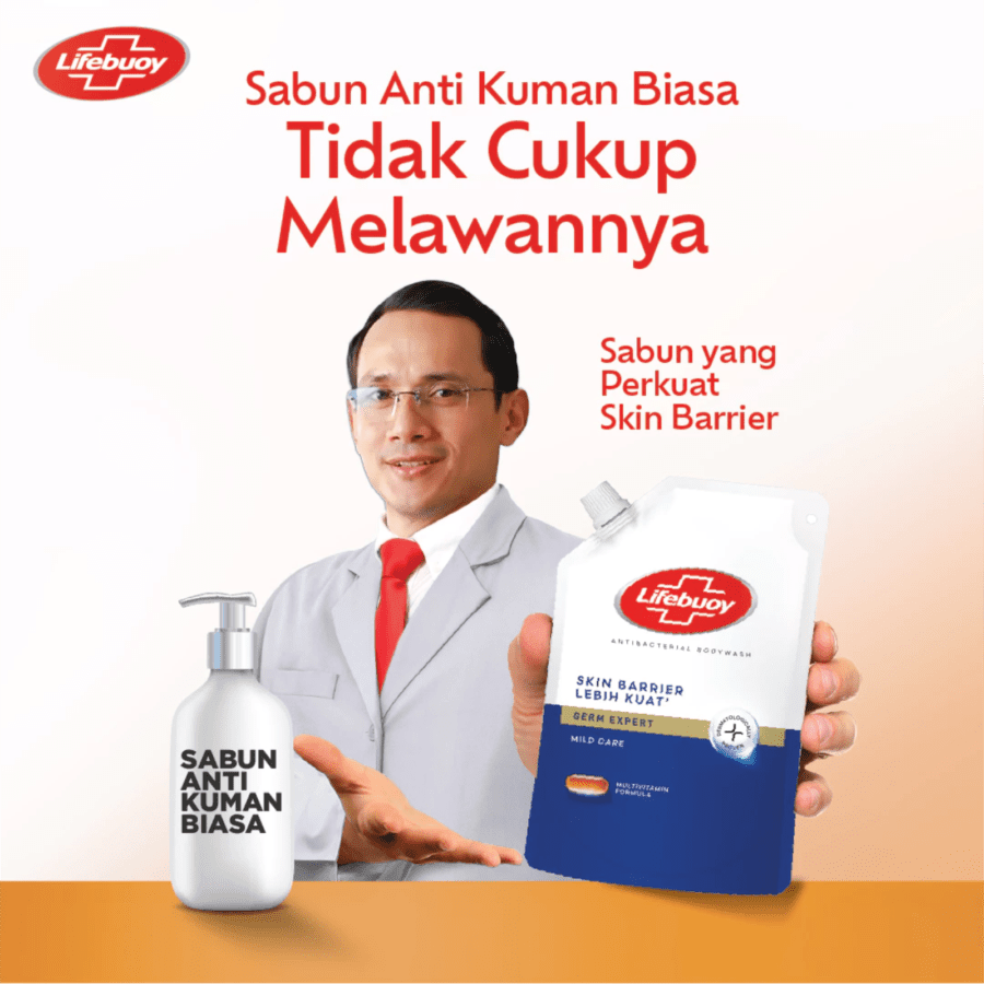 Lifebuoy Mild Care Anti Bacterial Body Wash Pouch