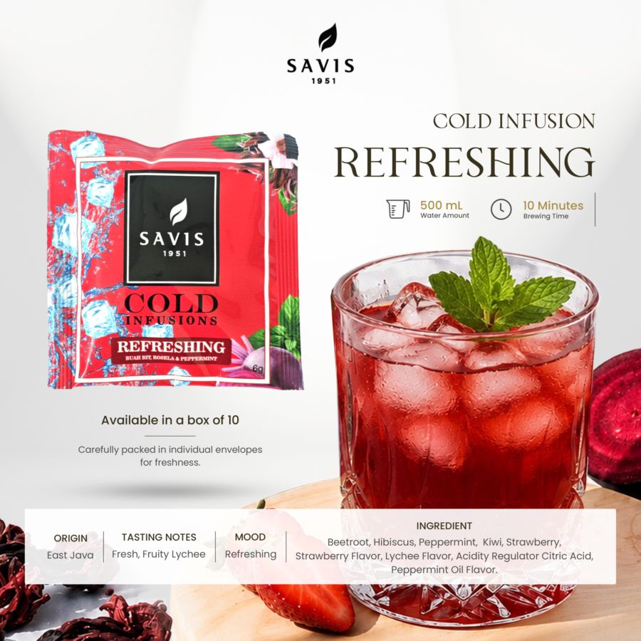 Savis Tea Cold Infusion Refreshing Tea Bag