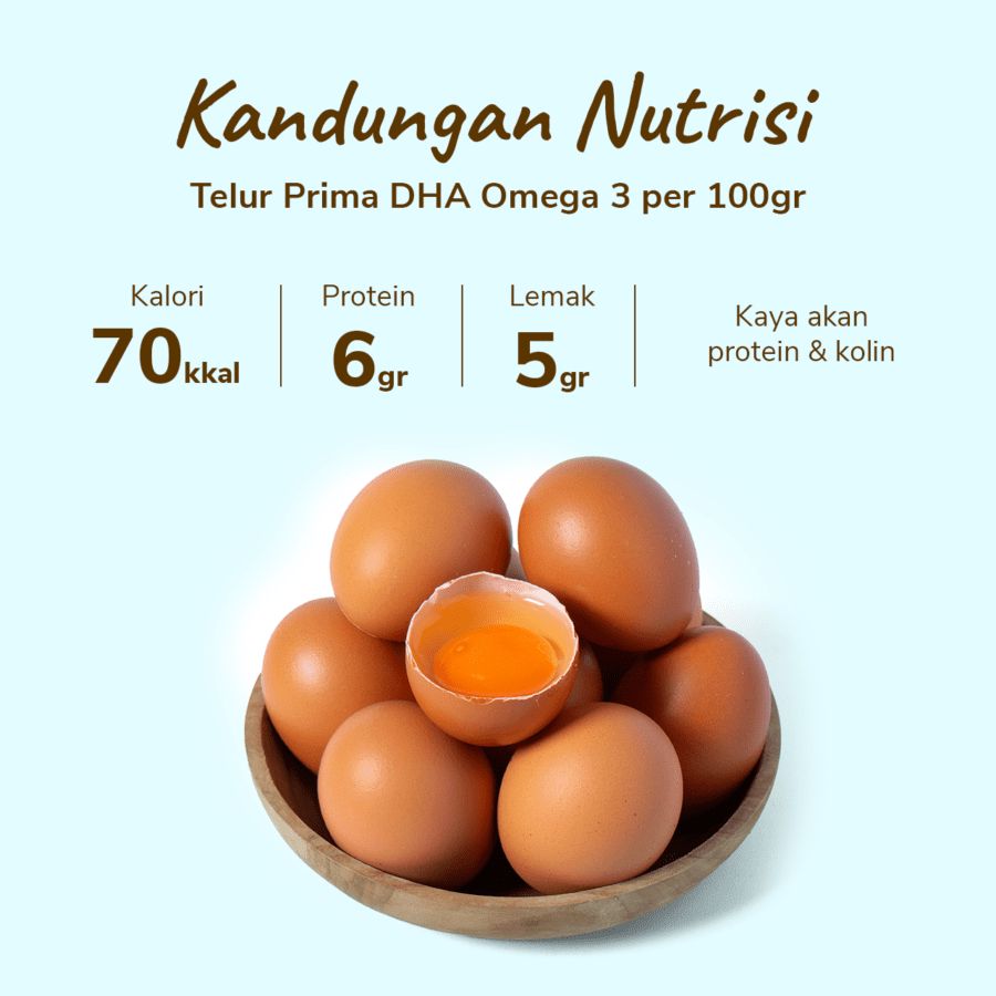 Telur Prima DHA Omega 3