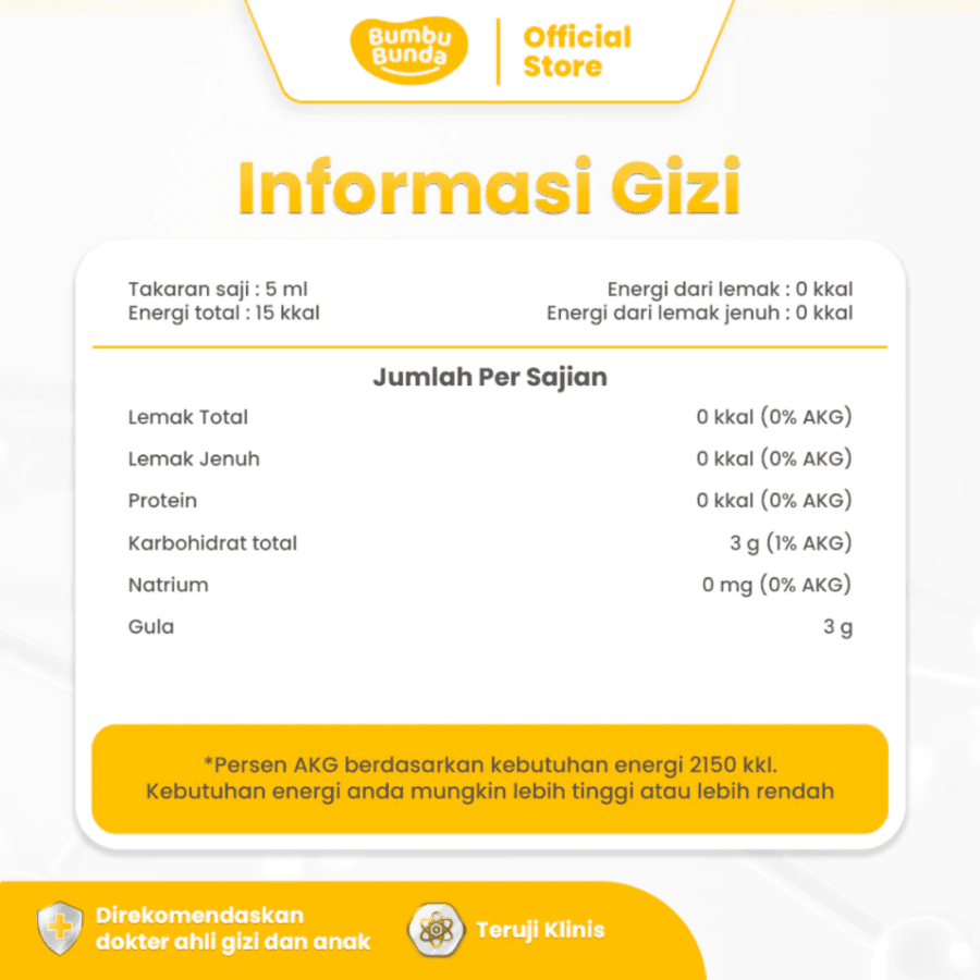 Bumbu Bunda Elia Kecap Manis MPASI