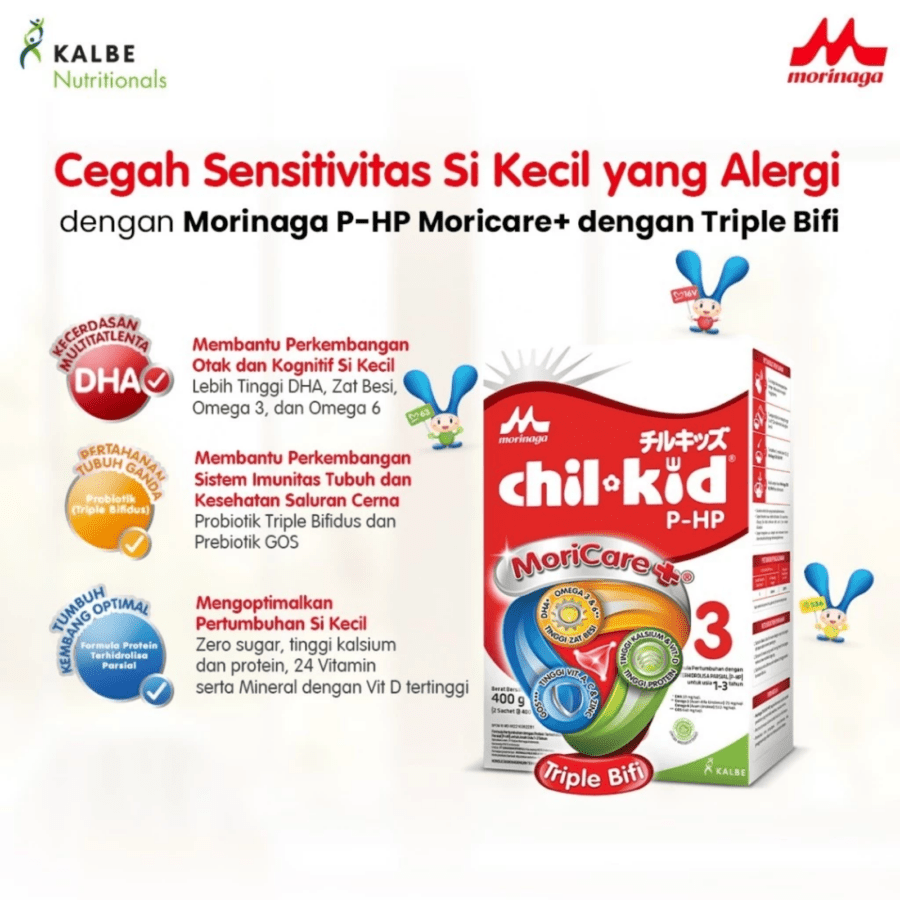 Morinaga Chil Kid P-HP 1-3 Tahun Susu Formula