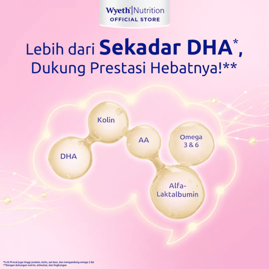 S-26 Procal Tahap 3 Vanilla 1-3 Tahun Susu Formula