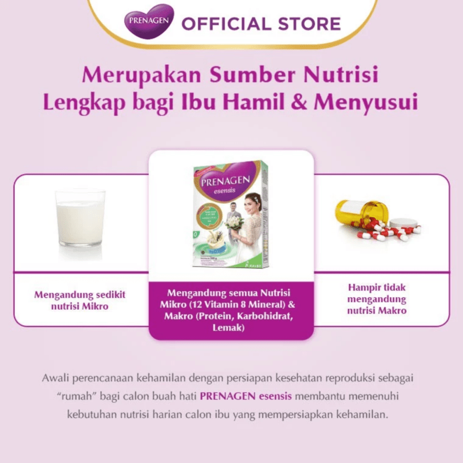 Prenagen Esensis French Vanilla Susu Ibu Hamil dan Menyusui